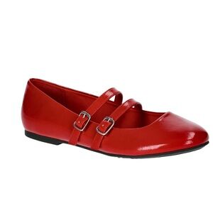 NWT! No Boundaries Women's Red Mary Jane Shoes Double Strap Size 10